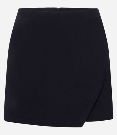 Short Pollera en Bengalina con Recorte Delantero 5