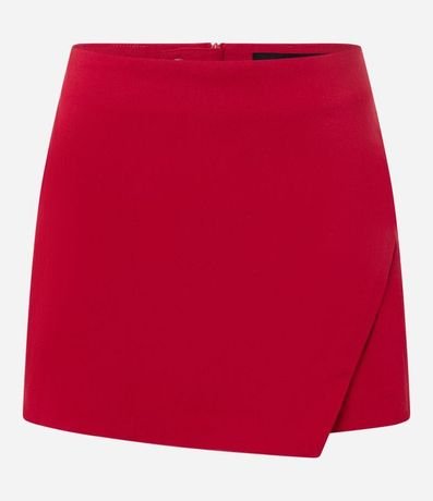 Short Pollera en Bengalina con Recorte Delantero 7