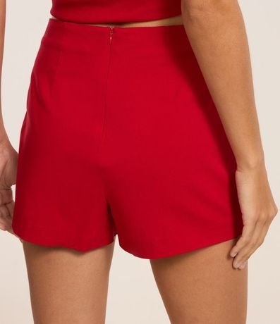 Short Pollera en Bengalina con Recorte Delantero 4