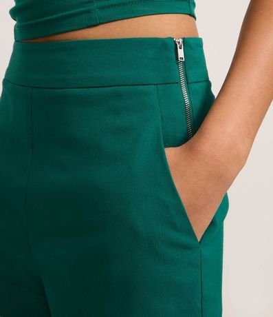 Short en Bengaline con Cremallera Tratorado en la Lateral 4