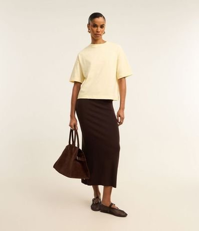 Blusa Oversized Básica en Algodón Malla 2
