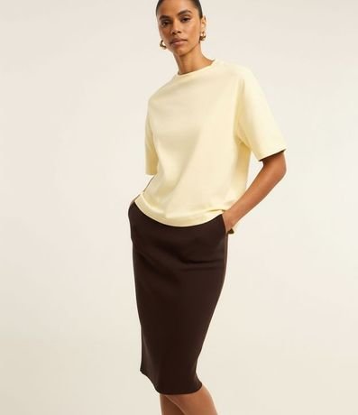 Blusa Oversized Básica en Algodón Malla 4