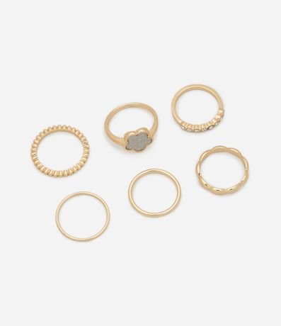 Kit 06 Anillos Diversos