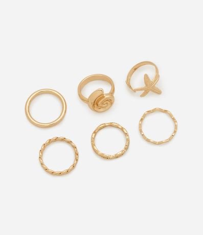 Kit 06 Anillos Delicados y Fondo de Mar 2