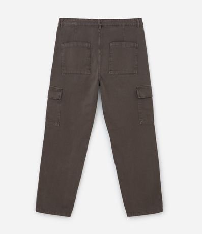 Pantalón Baggy en Sarga con Bolsillo Cargo 6