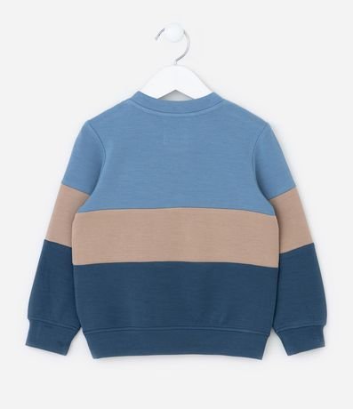 Blusao Infantil en Modal con Estampa Bloque de Color y Bordado - Talle 1 a 6 años 2