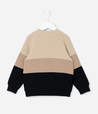 Blusao Infantil en Modal con Estampa Bloque de Color y Bordado - Talle 1 a 6 años 2