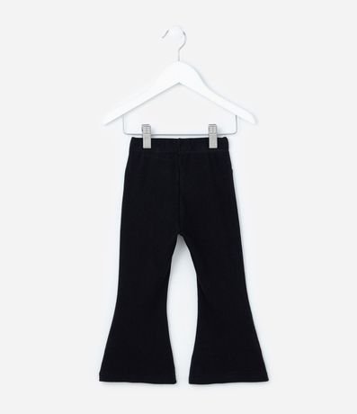 Pantalón Flare Infantil en Rib con Recortes - Talle 1 a 6 años 3