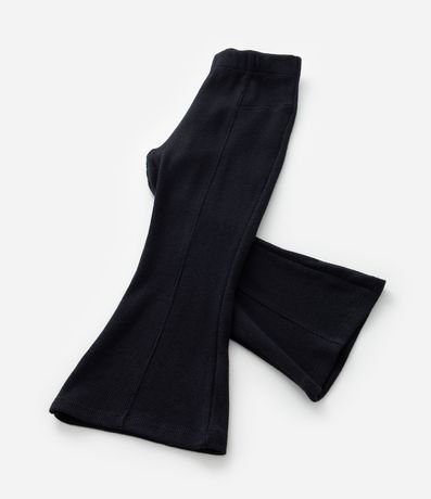Pantalón Flare Infantil en Rib con Recortes - Talle 1 a 6 años 5