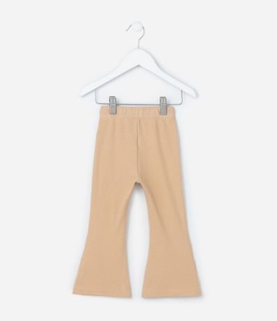 Pantalón Flare Infantil en Rib con Recortes - Talle 1 a 6 años 2