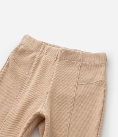 Pantalón Flare Infantil en Rib con Recortes - Talle 1 a 6 años 5