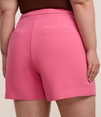 Bermuda en Crepé con Botones en los Bolsillos Curve & Plus Size 3