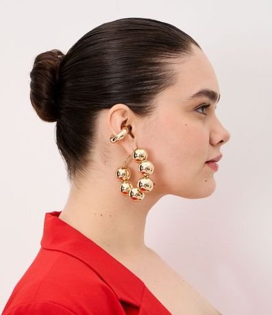 Blazer Alargado en Crepé con Manga Fruncida Curve & Plus Size 4