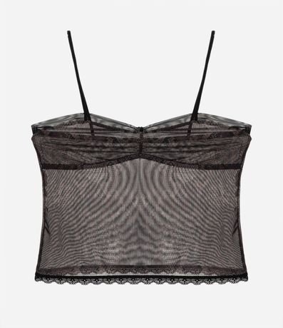 Camisete sin copa en Tule con Estampa Animal Print Cobra 5