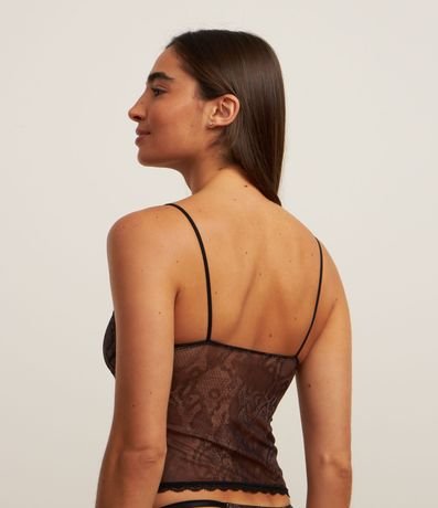 Camisete sin copa en Tule con Estampa Animal Print Cobra 3