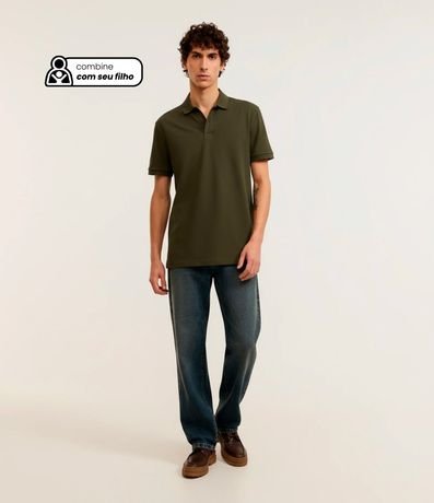 Remera Polo Comfort en Algodón Peruano