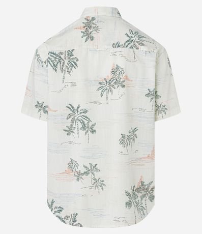Camisa Relaxed en Algodón con Estampa de Paisagem 6