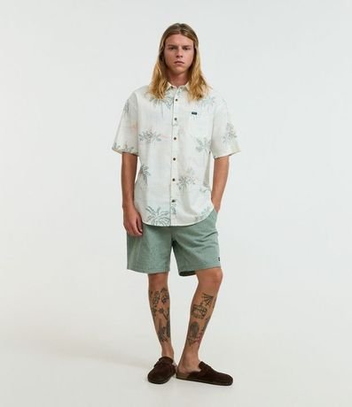 Camisa Relaxed en Algodón con Estampa de Paisagem 2