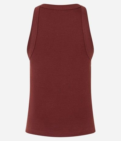 Blusa Básica Regular en Rib de Algodón 8