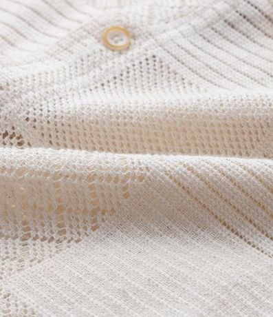 Camisa Comfort en Algodón con Textura Patchwork Cuadriculada 11