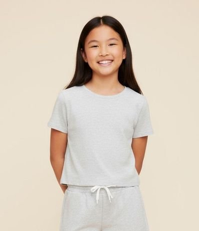 Remera Básica Infantil en Algodón - Talle 5 a 14 años