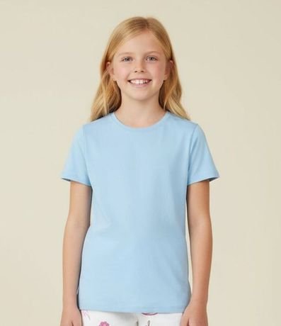 Remera Básica Infantil en Algodón - Talle 5 a 14 años