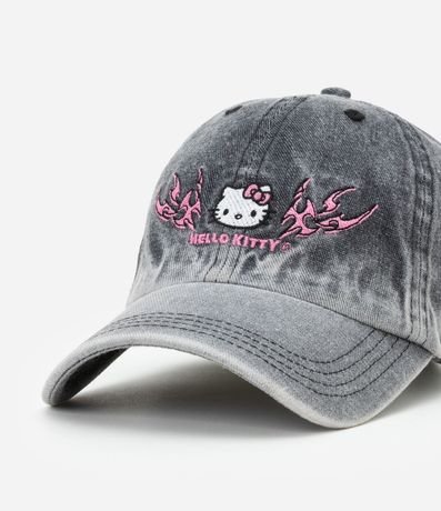 Gorra en Sarga Desteñida con Estampa Hello Kitty 4