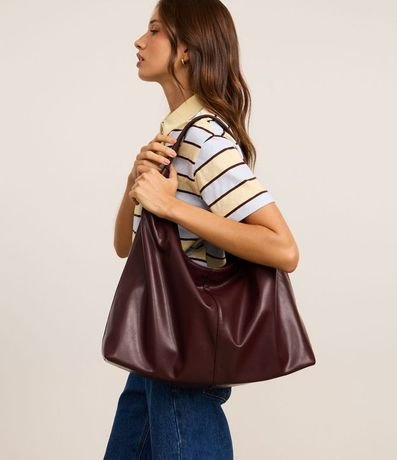 Cartera Hobo Grande en PU