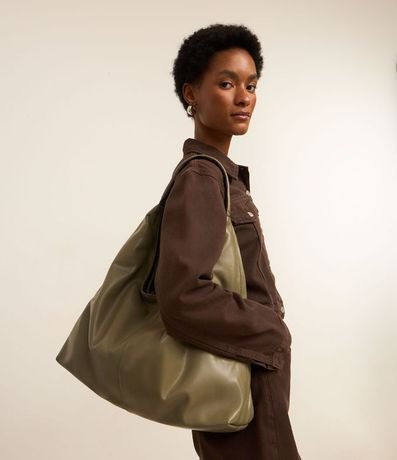 Cartera Hobo Grande en PU