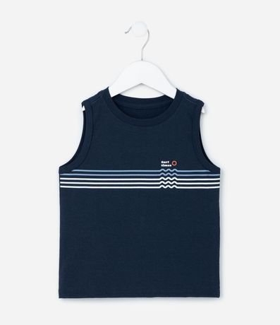 Musculosa Infantil con Estampa de Rayas - Talle 1 a 6 años