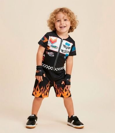 Mono Infantil con Estampa Hot Wheels - Talle 3 a 8 años