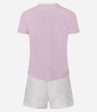 Pijama Short Doll en Algodón con Estampa Lovely y Gatitos 3