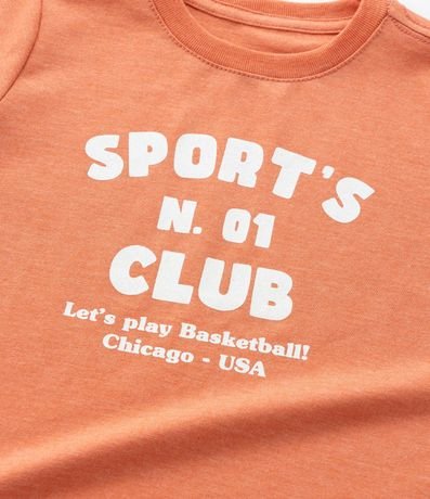 Remera Infantil con Lettering Sports Club - Talle 1 a 6 años 4