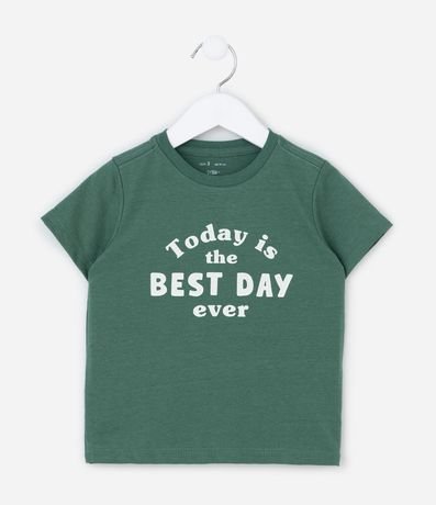 Remera Infantil con Lettering Best Day Ever - Talle 1 a 6 años