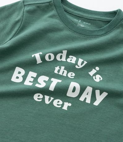 Remera Infantil con Lettering Best Day Ever - Talle 1 a 6 años 4