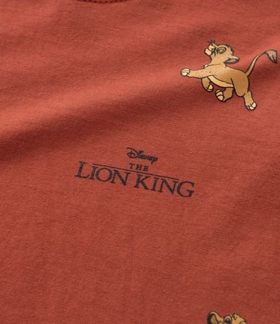 Remera Relaxed Infantil Estampa Rey León - Talle 2 a 6 años 4