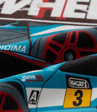 Remera Comfort Infantil con Estampa Hot Wheels - Talle 4 a 12 años 3