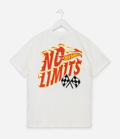 Remera Infantil con Estampa Frente y Espalda Hot Wheels - Talle 4 a 12 años 2