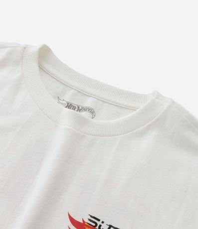 Remera Infantil con Estampa Frente y Espalda Hot Wheels - Talle 4 a 12 años 4