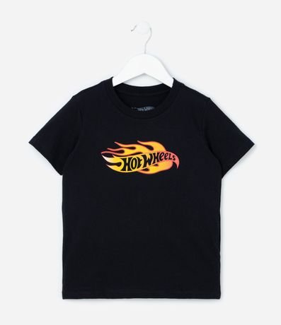 Remera Infantil con Estampa Hot Wheels - Talle 4 a 12 años