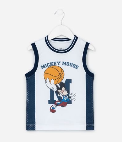Musculosa Infantil de Baloncesto en Microfibra Mickey Mouse - Talle 1 a 6 años 1