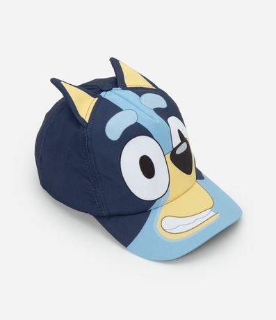 Gorra Infantil con Oreja Interactiva y Estampa Bluey - Talle único