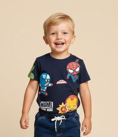 Remera Infantil con Estampa Avengers Baby - Talle 2 a 6 años
