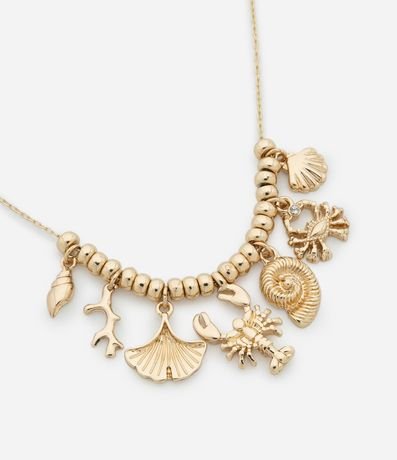 Collar Corto con Colgantes Fondo del Mar 2
