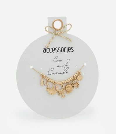 Collar Corto con Colgantes Fondo del Mar