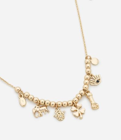 Collar Corto con Colgantes Místicos 2