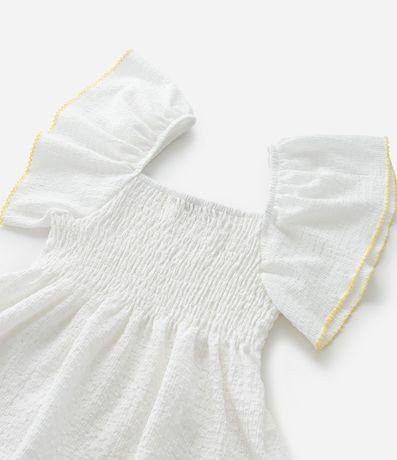 Blusa Infantil con Volados y Bies Contrastante - Talle 7 a 14 años 5