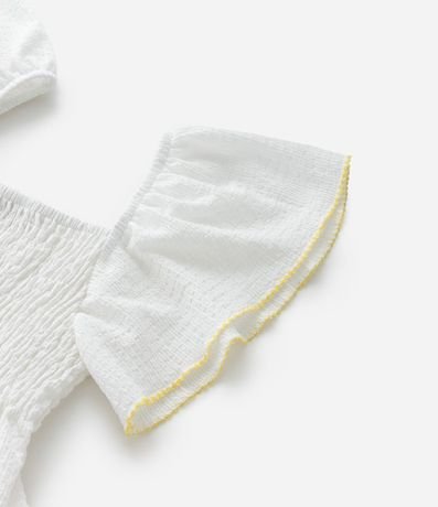 Blusa Infantil con Volados y Bies Contrastante - Talle 7 a 14 años 6