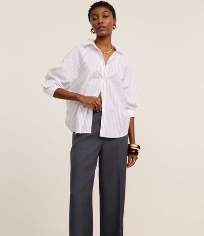 Pantalón Pantalona Sastrería con Trabillas y Frisos 2