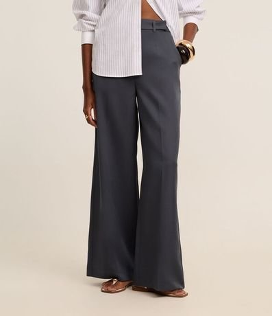 Pantalón Pantalona Sastrería con Trabillas y Frisos 3